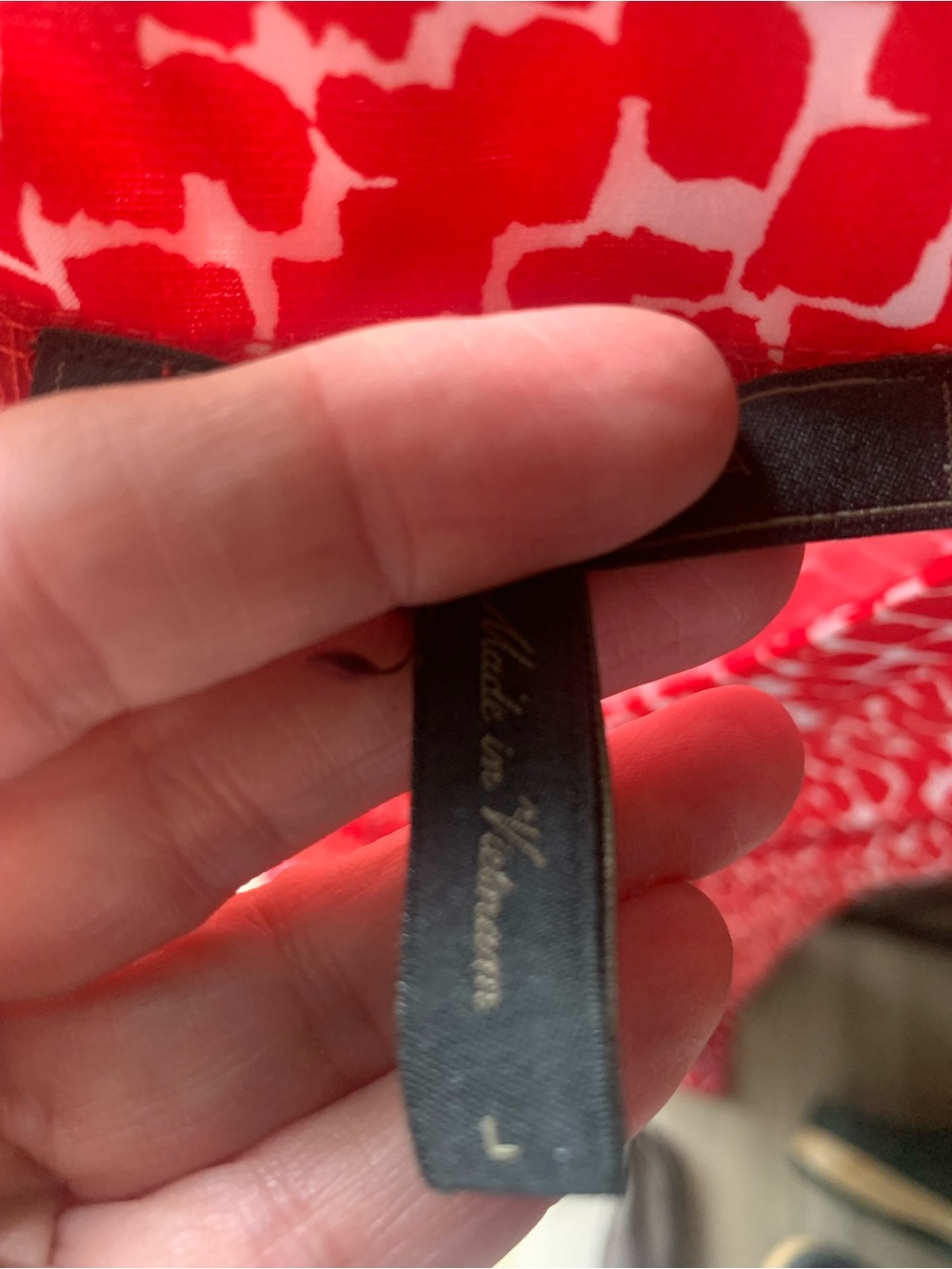 BCBGMaxAzria Red and White Sleeveless Wrap Midi Dress - Picture 8 of 8